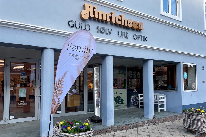Hinrichsen butik i Aars