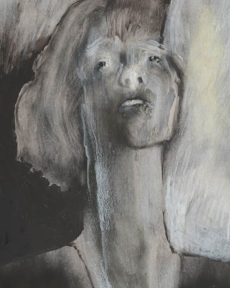 sarah-benko-oilonpaper-blackandwhite-magazinart-vogue-crying-oilpastel-face41-min