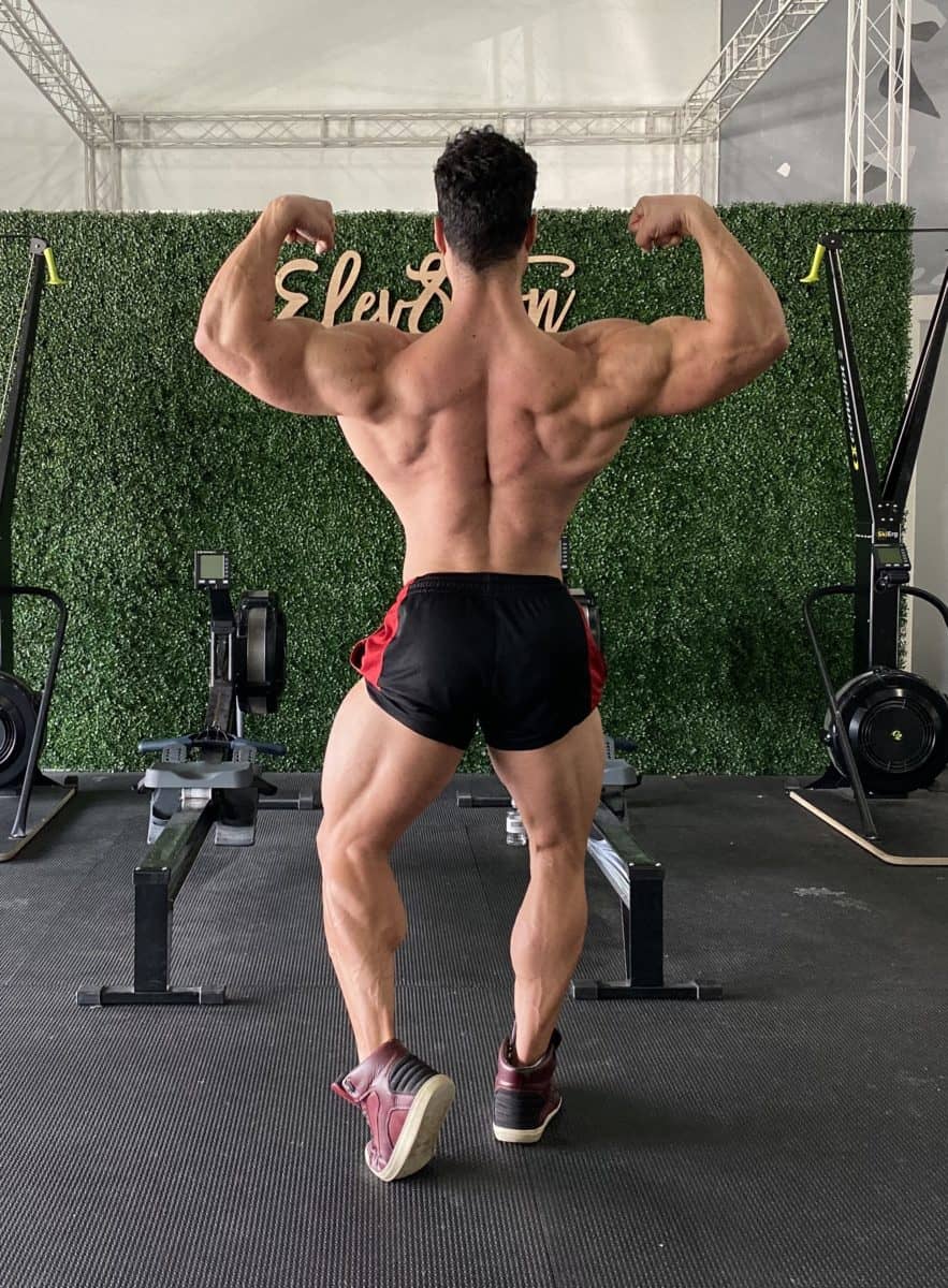 Double back biceps