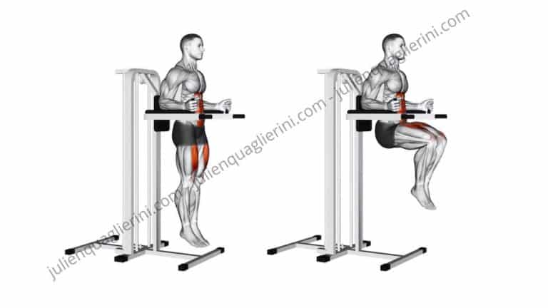 How to do the Roman Chair Knee Lift?