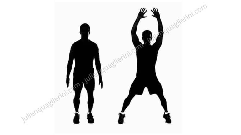 How to do the jumping jacks?