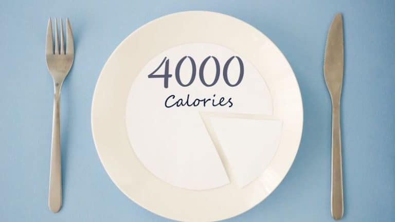 prise de masse 4000 kcal par jour