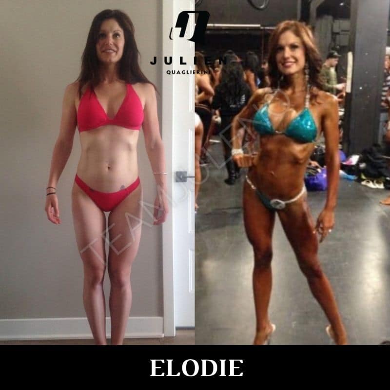 transformation Élodie vegan