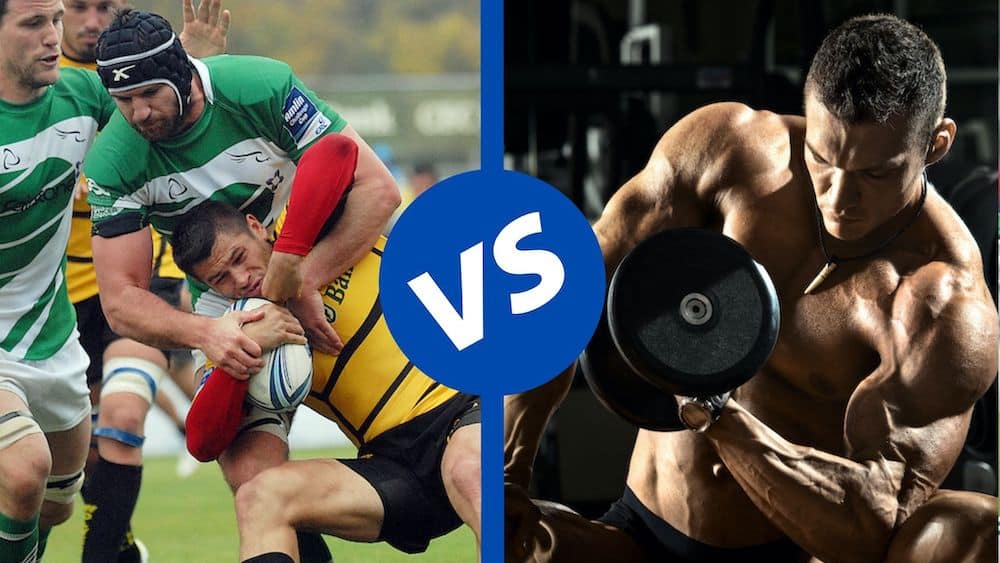 rugby and weight training