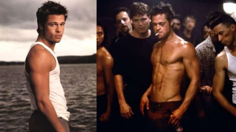 Brad Pitt's training and diet for his role in FIght club