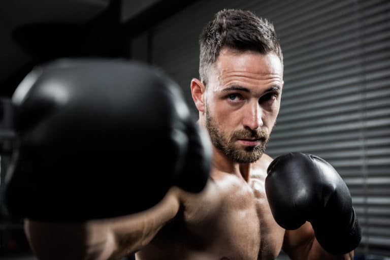 How does a boxer train for weight training?