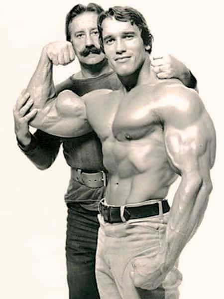 Joe weider et arnold