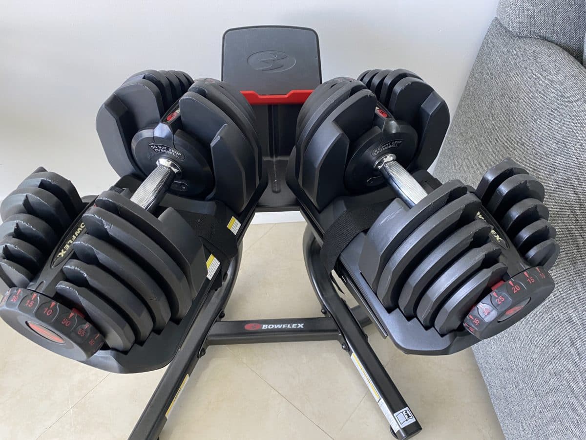 haltères bowflex