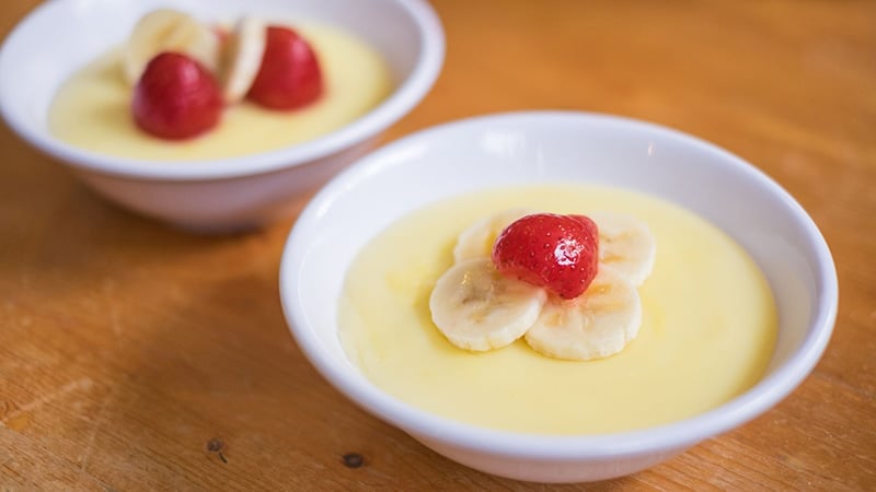 Pudding à base de crème de riz.