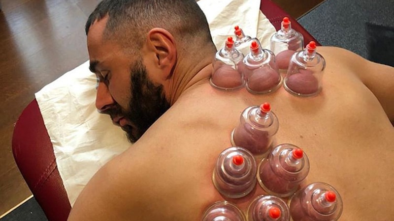 karim benzema cupping