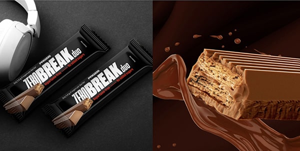 A protein bar available on the Prozis website.