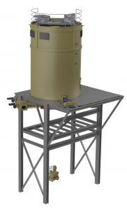 Hackschitzel Silo
