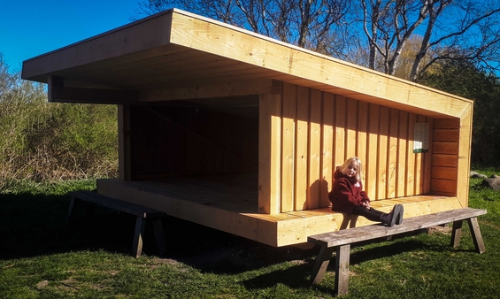 Handicapvenligt shelter