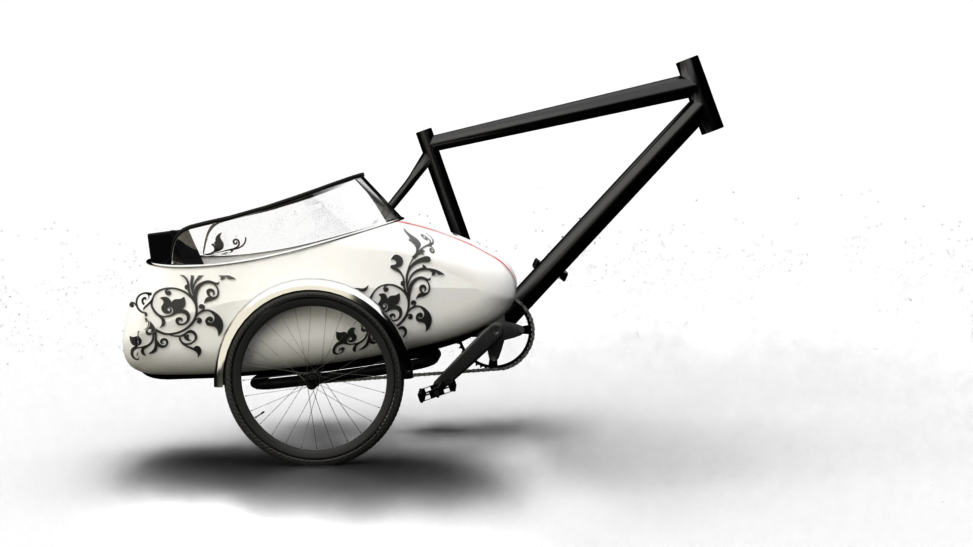 Hand-built Fiberglass Sidecar