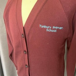 TUNBURY PRIMARY SCHOOL - TUNBURY CARDIGAN KNITTED, TUNBURY PRIMARY SCHOOL