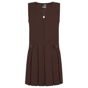 ZIP FRONT PINAFORE, Stock Tunic