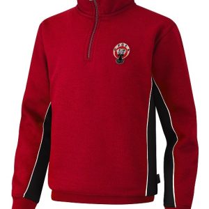RAINHAM MARK GRAMMAR SCHOOL - RAINHAM MARK 14 ZIP SWEATSHIRT, RAINHAM MARK GRAMMAR SCHOOL