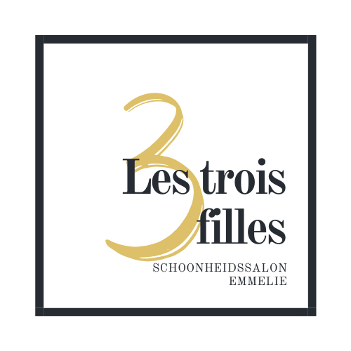 Logo Les 3 filles Schoonheidssalon Emmelie Vladslo