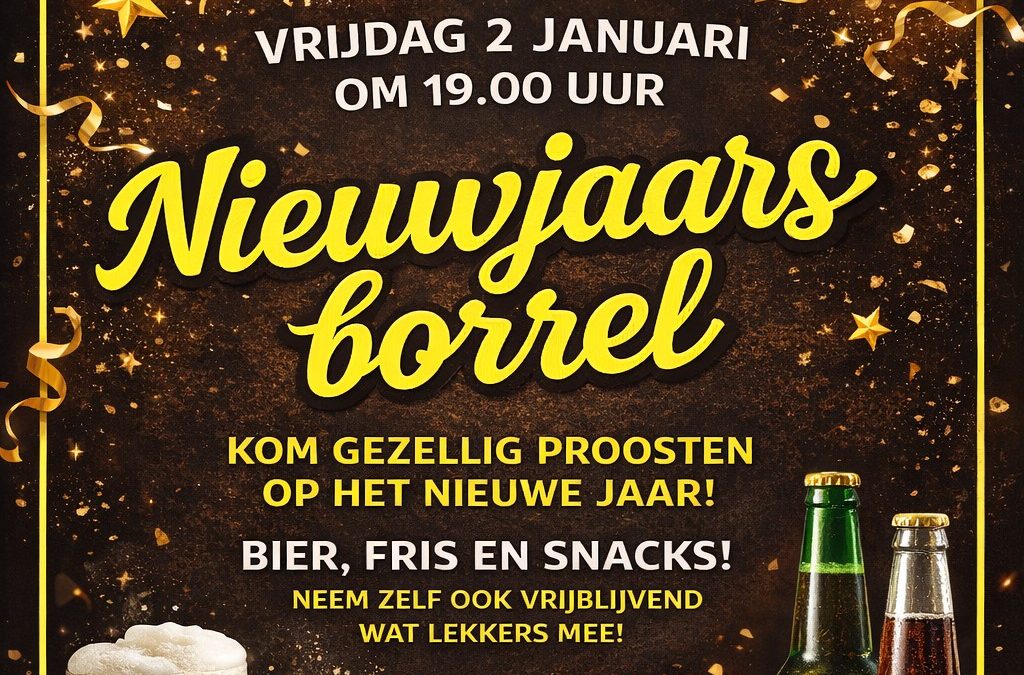 NIEUWJAARSBORREL vrijdag 2 januari 2026