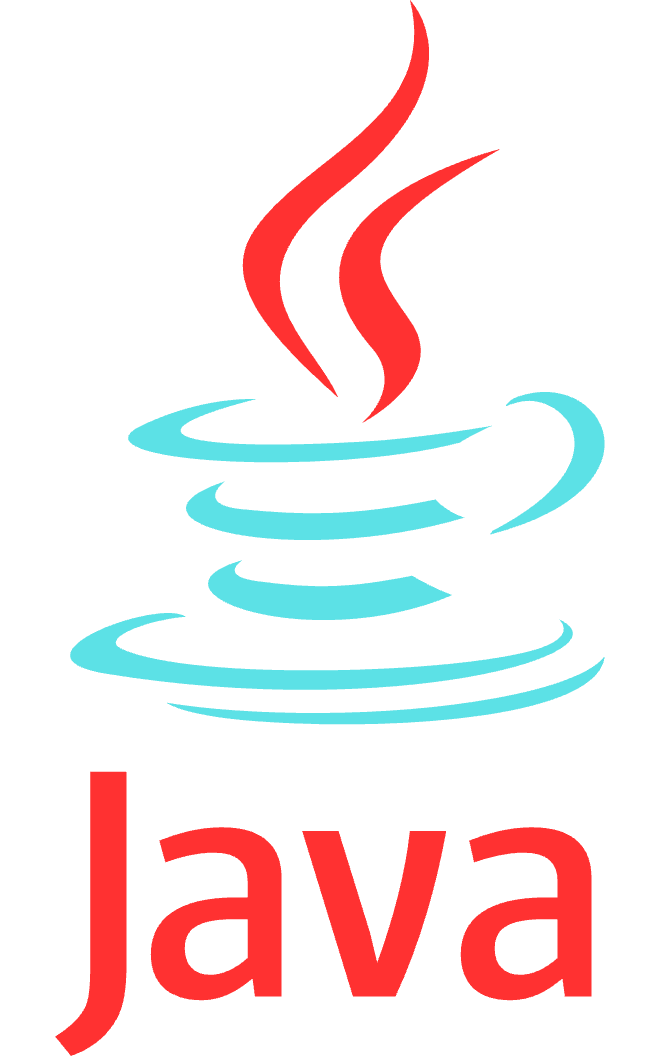 Java: Object-oriented programming language used for building applications