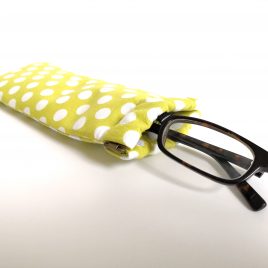 polka dot glasses case