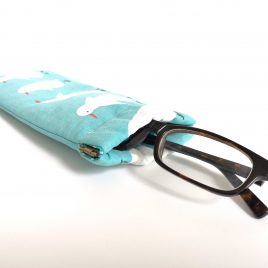glasses case with seagulls on