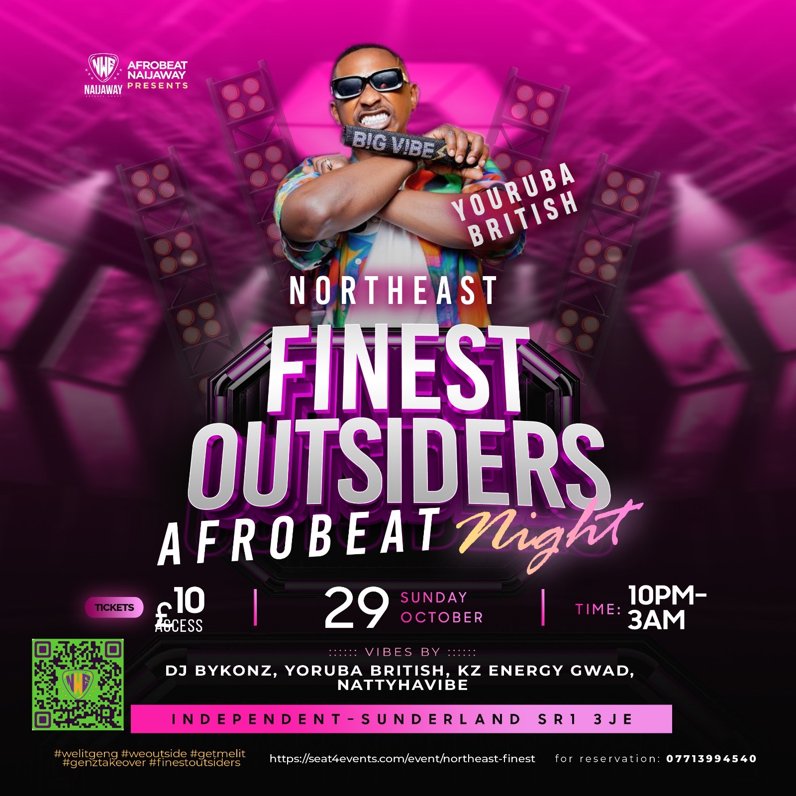 NORTHEAST FINEST OUTSIDERS Afrobeat Night
