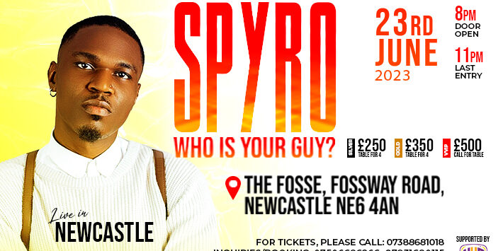 SPYRO | Who is your guy? | Live in Newcastle