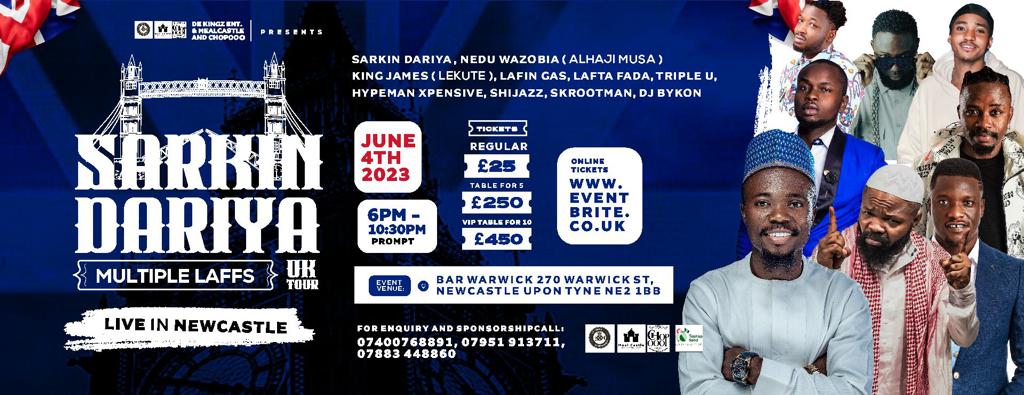SARKIN DARIYA | MULTIPLE LAFFS | LIVE IN NEWCASTLE