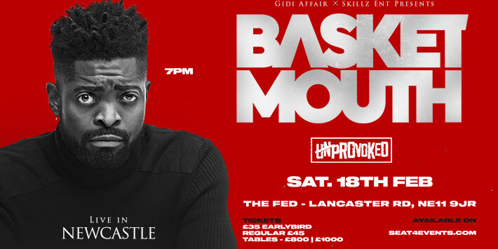 Basketmouth Live In Newcastle | Unprovoked Tour