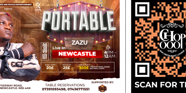 Portable aka ‘Zazu’ LIVE IN NEWCASTLE