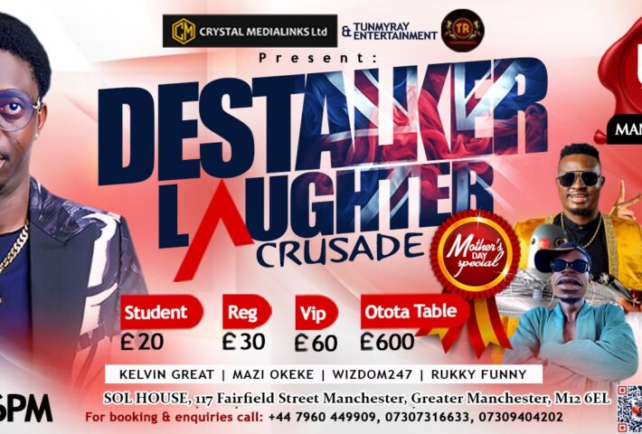 Destalker Laughter Crusade – LIVE in MANCHESTER