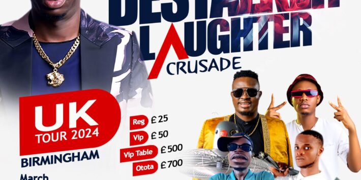 Destalker Laughter Crusade – LIVE in Birmingham