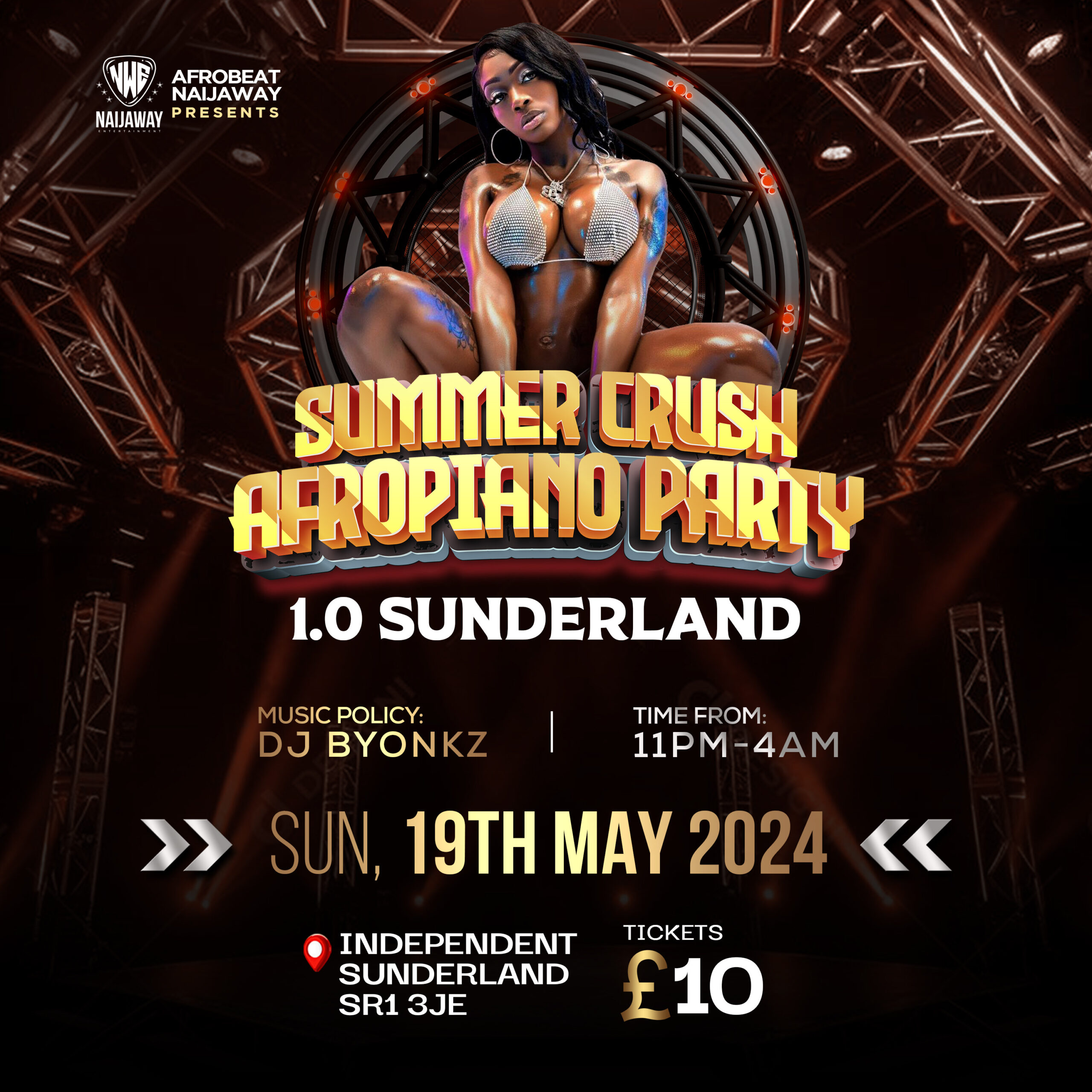 SUMMER CRUSH Afropiano club night