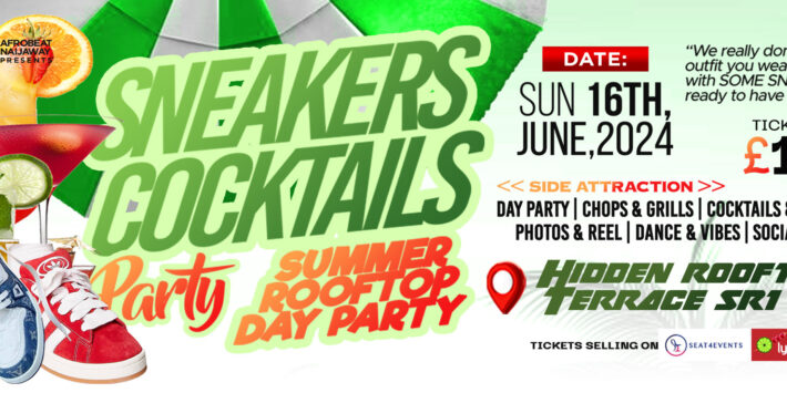 SNEAKERS & COCKTAILS ROOFTOP DAY PARTY