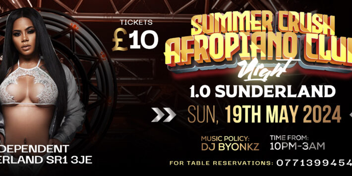 SUMMER CRUSH Afropiano club night
