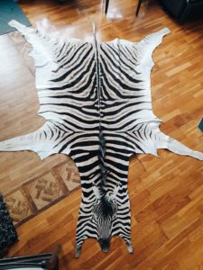 Sebraskinn i nettbutikken - sebra