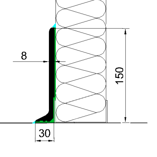 Fodprofil PV15F