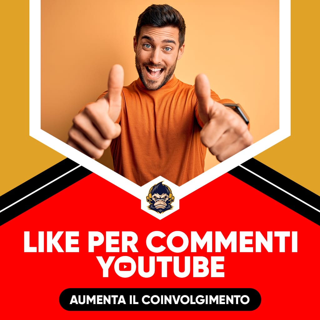 Comprare Like per Commenti YouTube Servizi Social Media