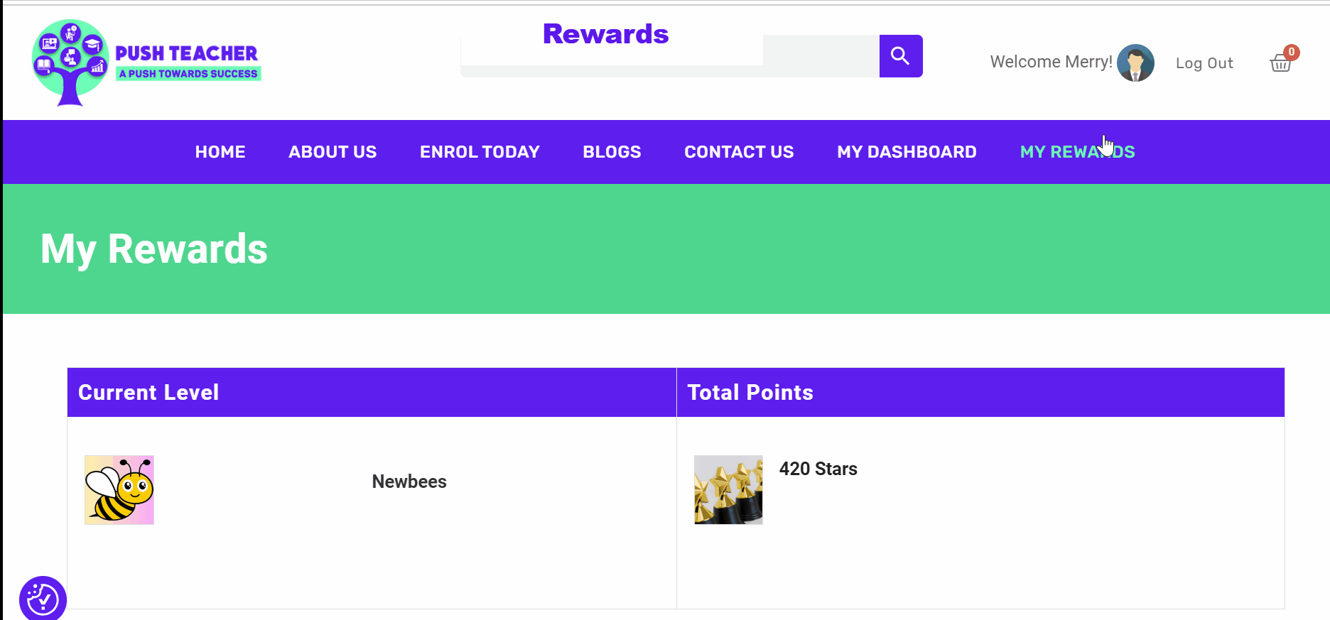 times tables 13-25 Rewards