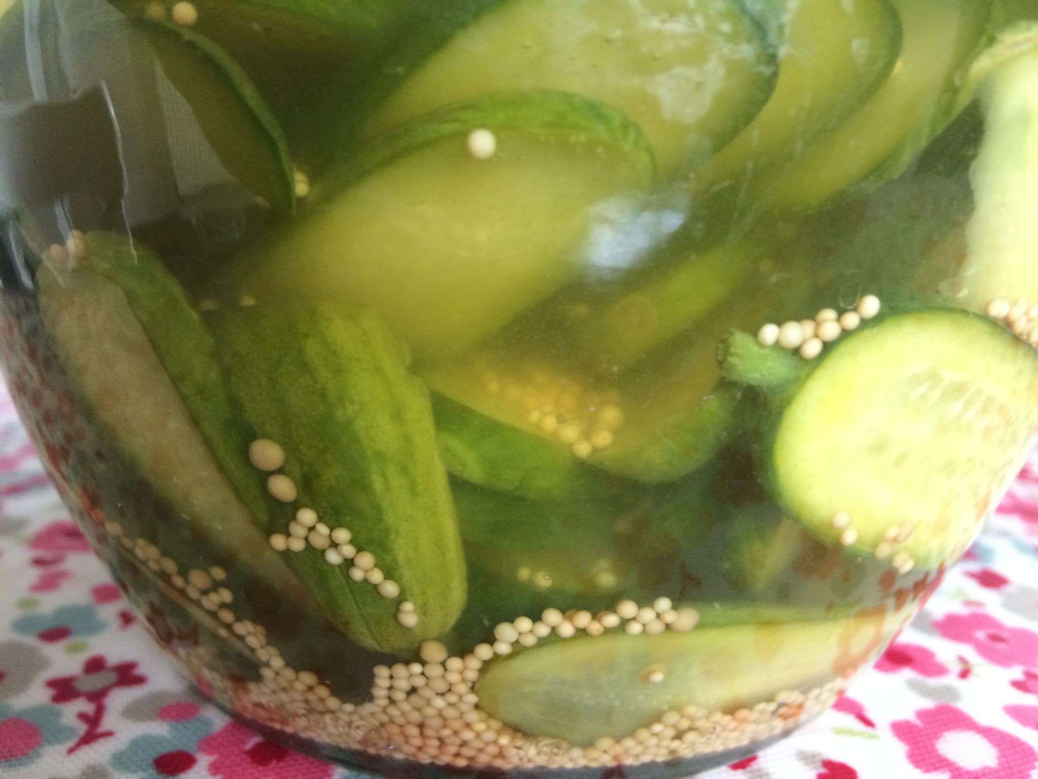 Pickled baby cucumbers Sheila's Pantry