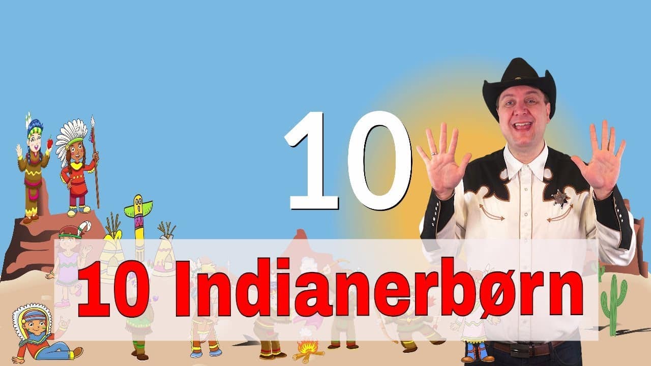 10 indianerbørn