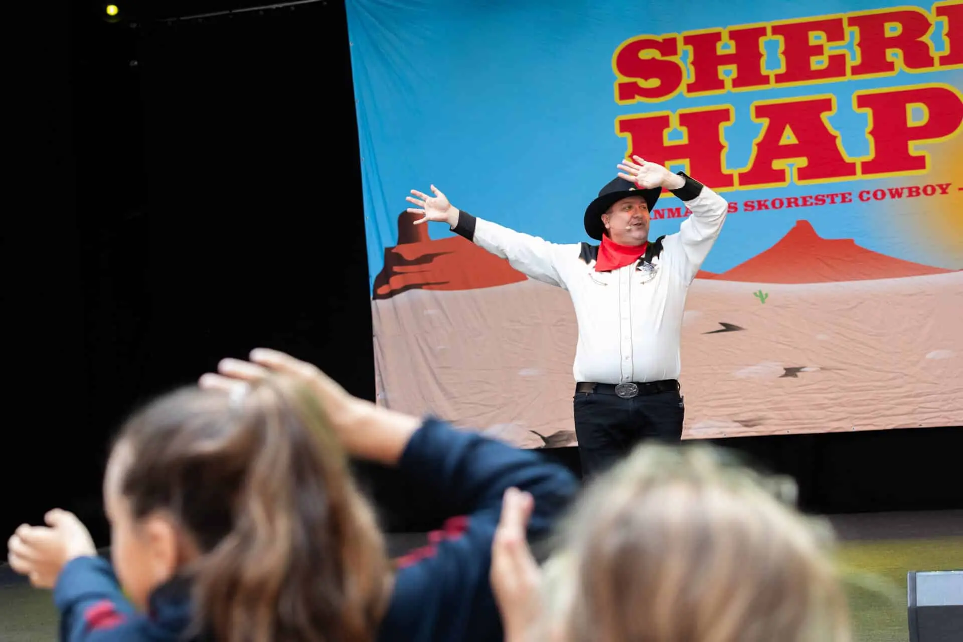 Børneunderholdning koncert Varde Open Air Sherif Haps