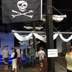 Piratflag og lagner