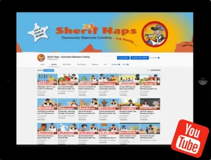 Mød Sherif Haps på YouTube