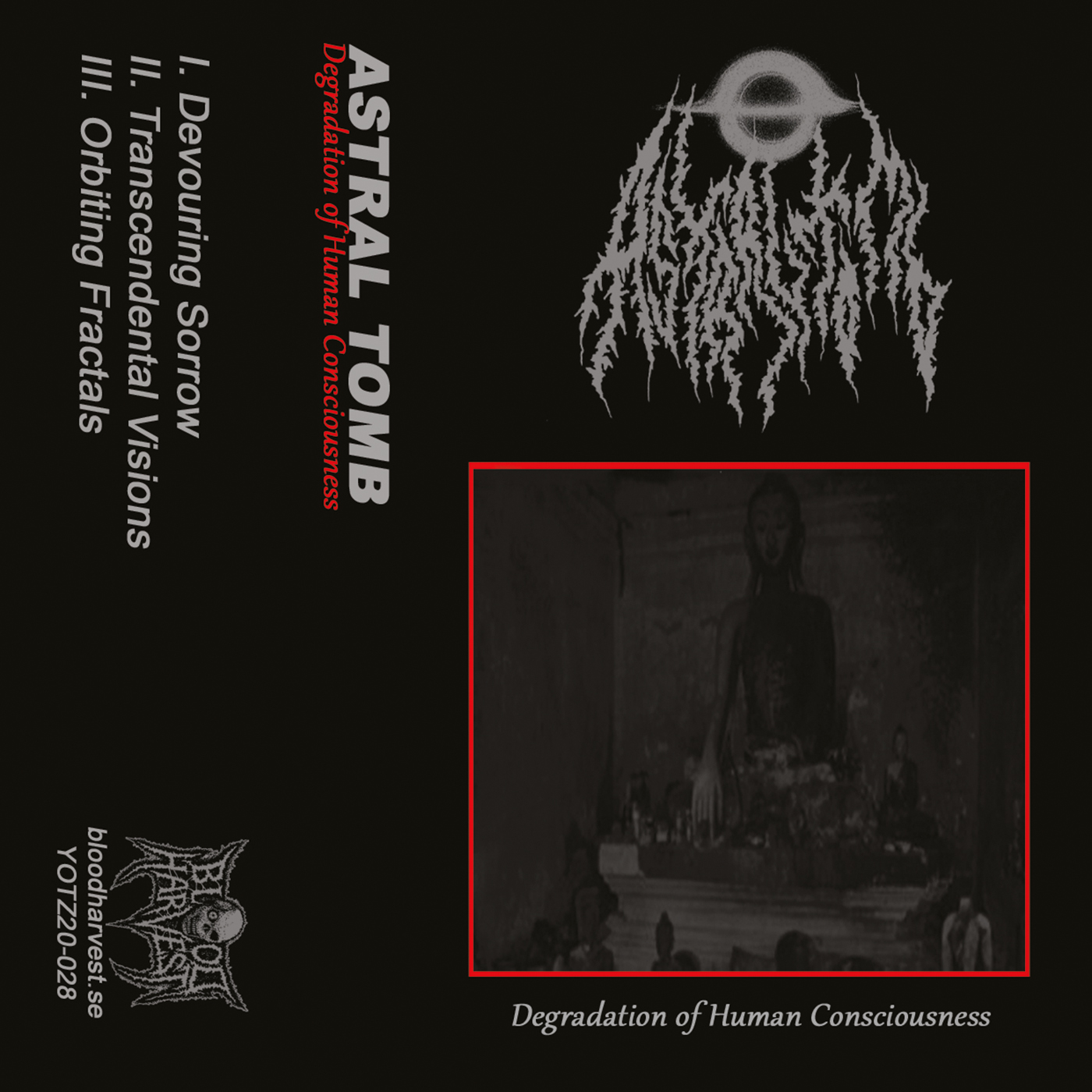 Astral Tomb - Degradation Of Human Consciousness CASSETTE (Yellow)