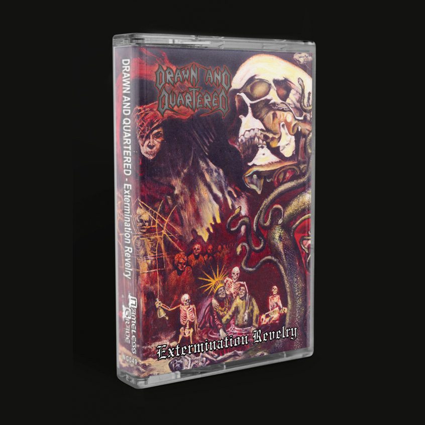 DRAWN AND QUARTERED Extermination Revelry CASSETTE Blood Harvest Records