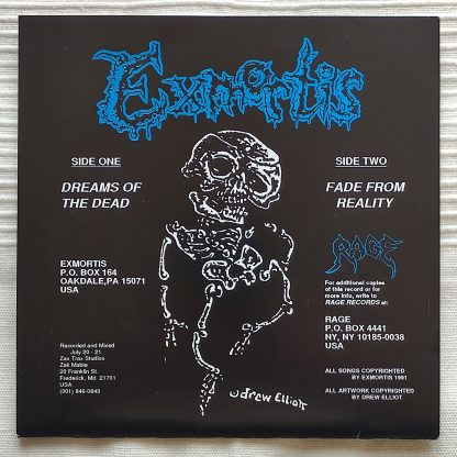 EXMORTIS - Fade From Reality 7EP (Back)