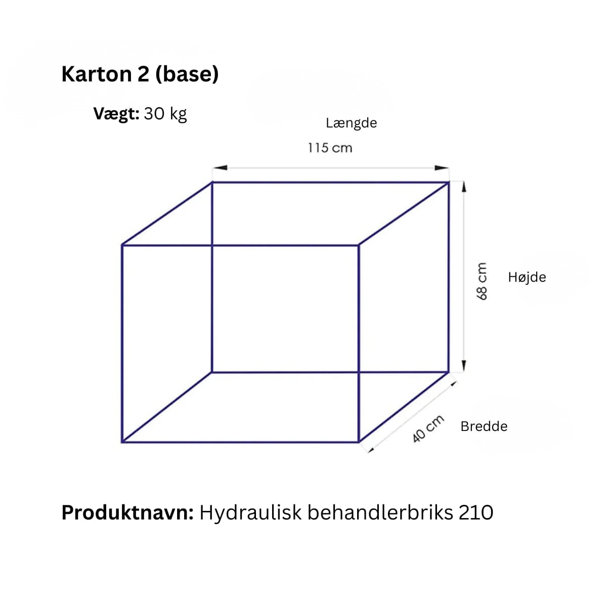 Behandlerbriks hydraulisk A-210 - grå - Billede 6