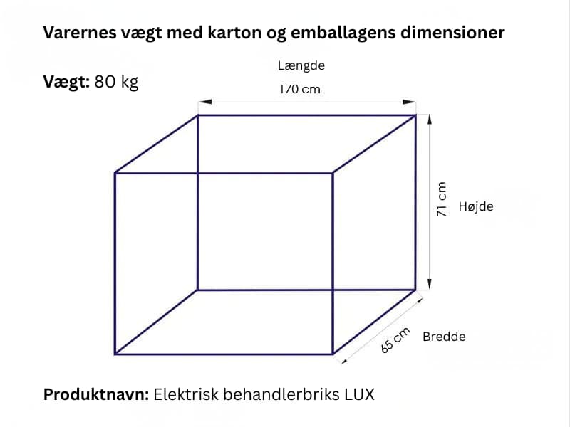 Elektrisk behandlerbriks Lux sort pedi - Billede 9